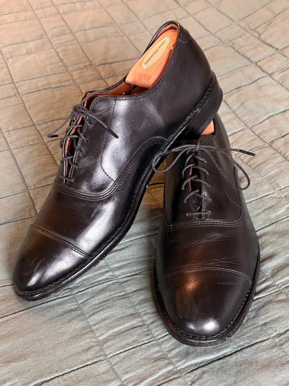 Allen Edmonds Park Ave Dress Shoes / Black / 10 D